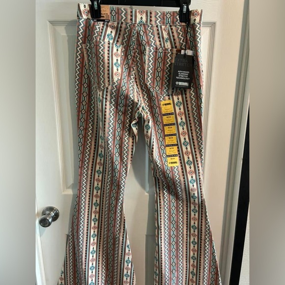 Rock & Roll Aztec Bell Bottoms NWT - Picture 2 of 2